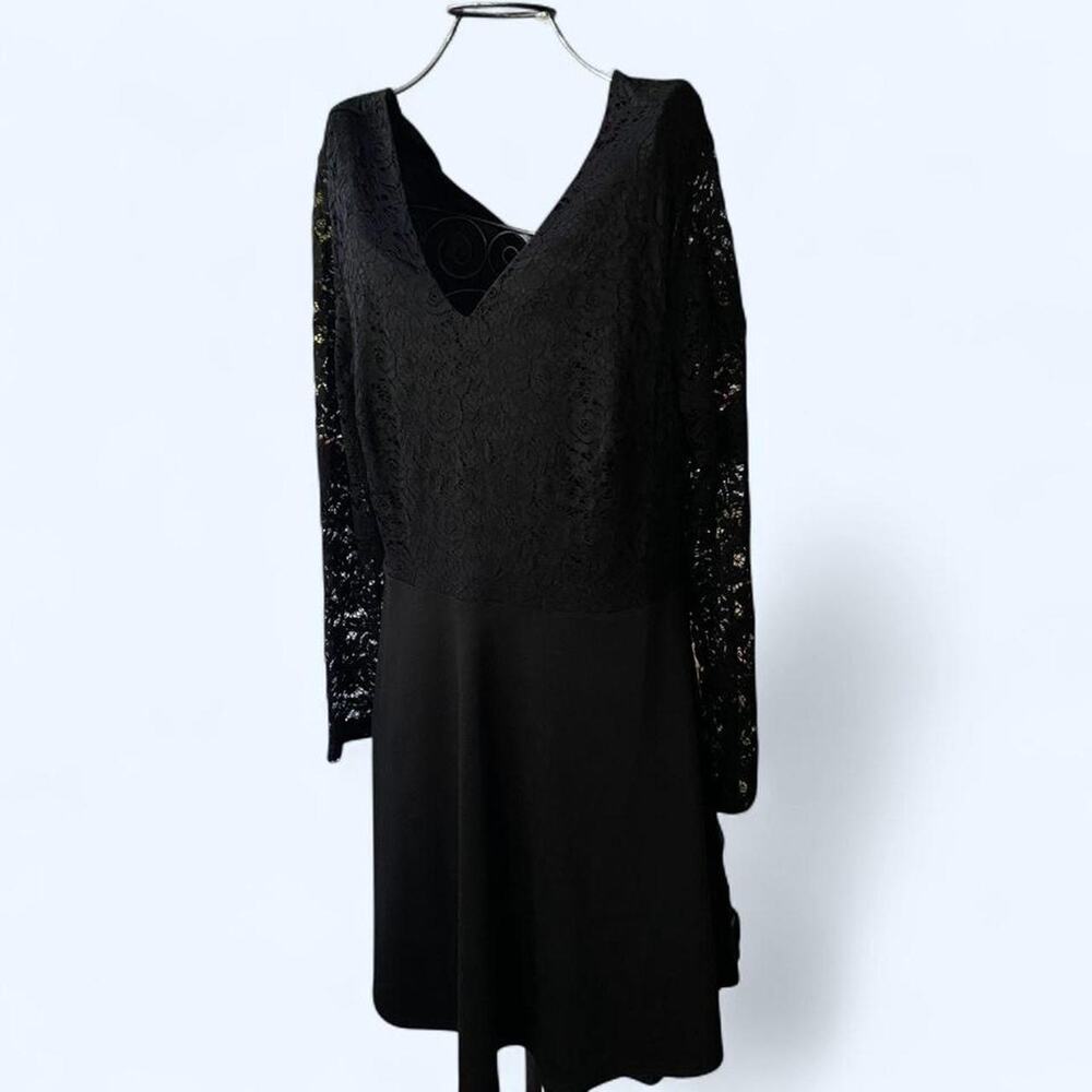Laura Torrelli NWT Vintage Inspired Black Evening Dress